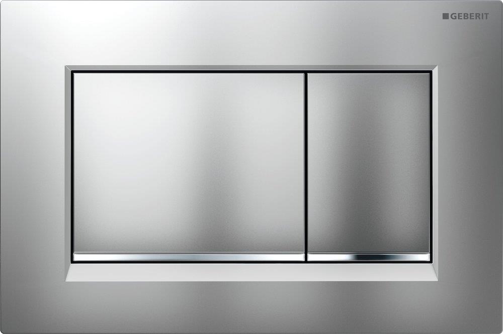 Geberit Sigma 20 Operating Plate Matte Chrome / Chrome Dual-Flush Mechanical