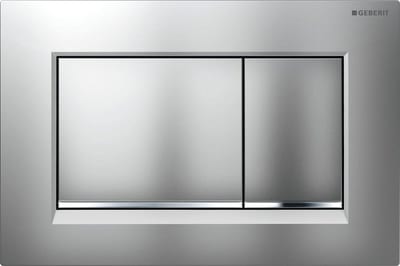Geberit Sigma 20 Operating Plate Matte Chrome / Chrome Dual-Flush Mechanical