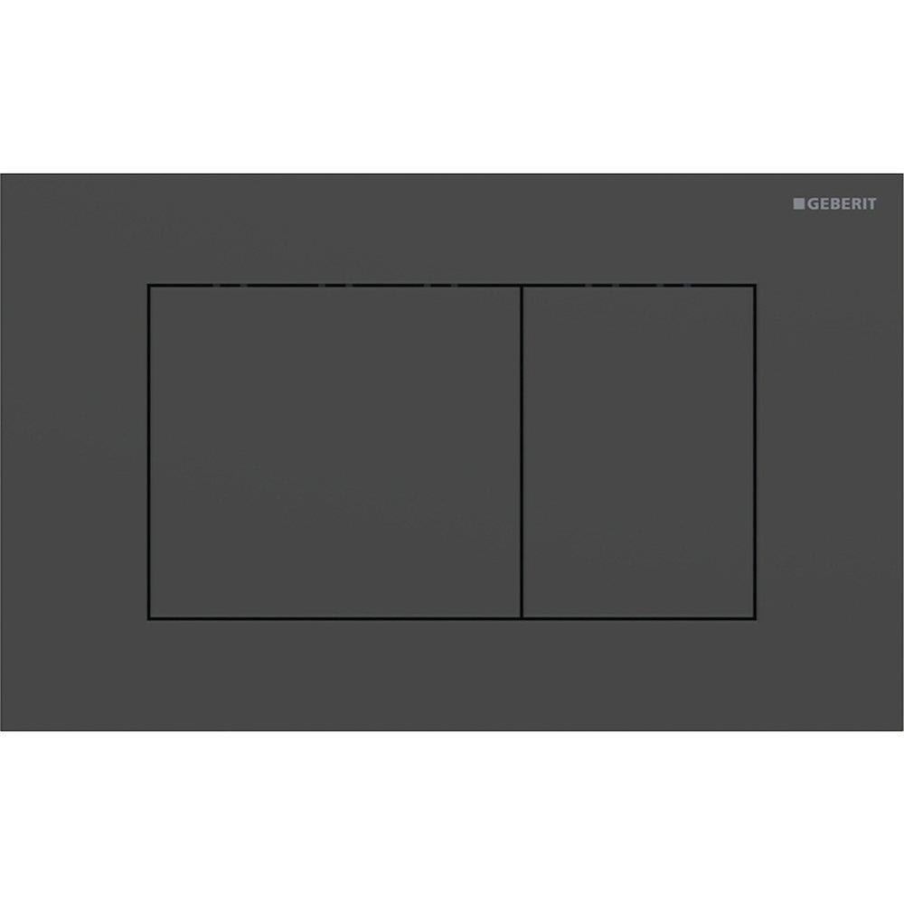 Geberit Sigma 40 Square Operating Plate Front Matte Black Dual-Flush Mechanical