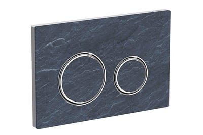 Geberit Sigma 50 Dual-Flush Plate Mustang Slate Grey/Chrome