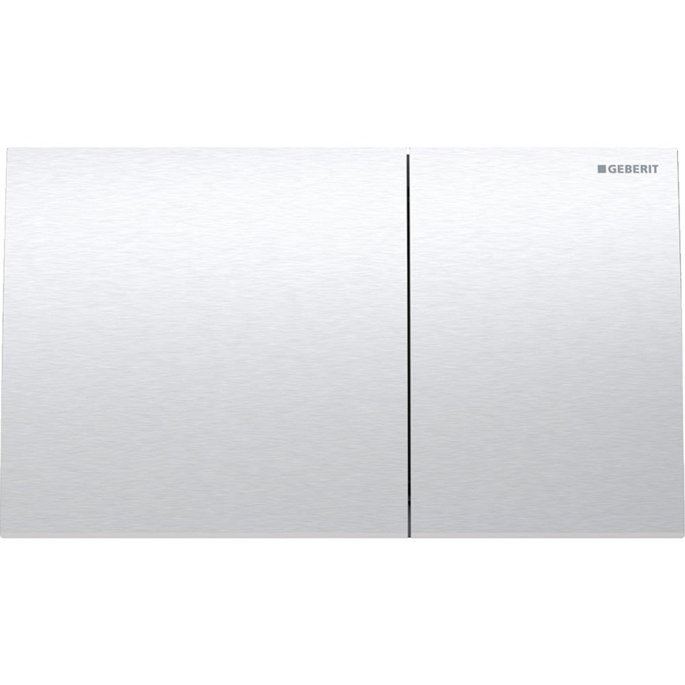 Geberit Sigma 70 dual-flush actuator plate, front, stainless steel