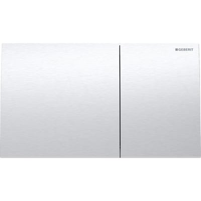 Geberit Sigma 70 dual-flush actuator plate, front, stainless steel
