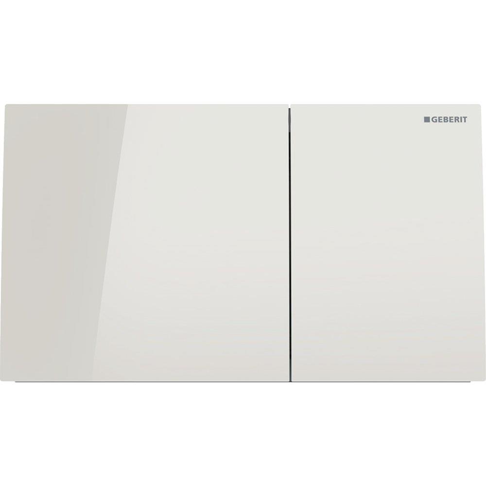 Geberit Sigma70 Actuator Plate dual-flush glass sand grey - 250 x 146 mm