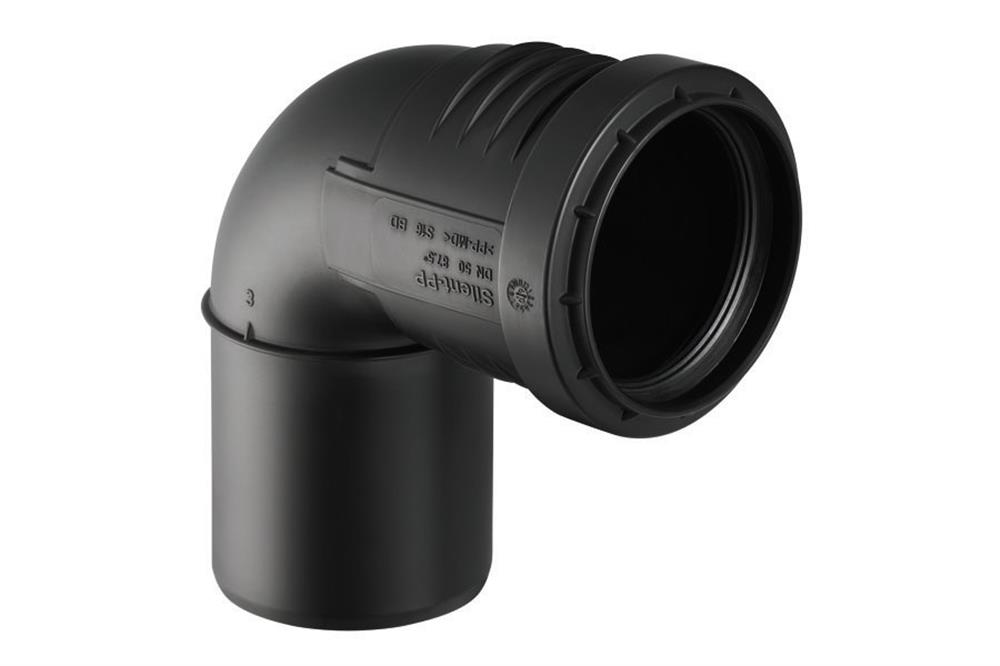Geberit Silent PP Bend sound dampened - 50mm, 50mm, 87,5gr