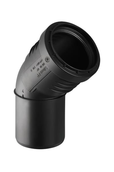 Geberit Silent PP Bend soundproof - 90mm, 90mm, 45°