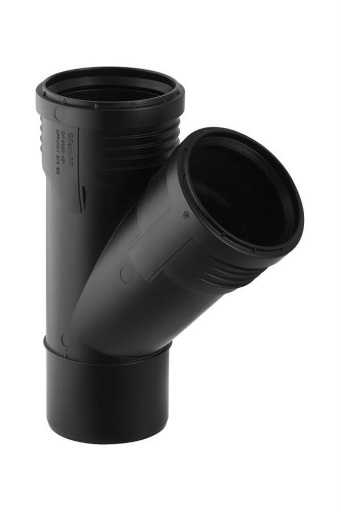 Geberit Silent PP Branch pipe sound dampened - 110mm, 110mm, 75mm, 45°