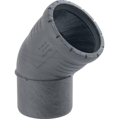 Geberit Silent Pro Bend - 160mm, 160mm, 45°