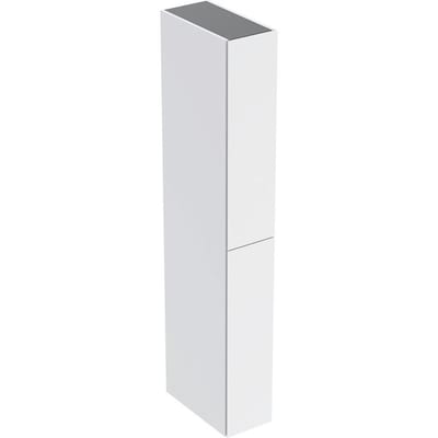 Geberit Tall Cabinet Matte-Lacquered - 1800 x 240 x 480mm, Matte White, 2 Drawers
