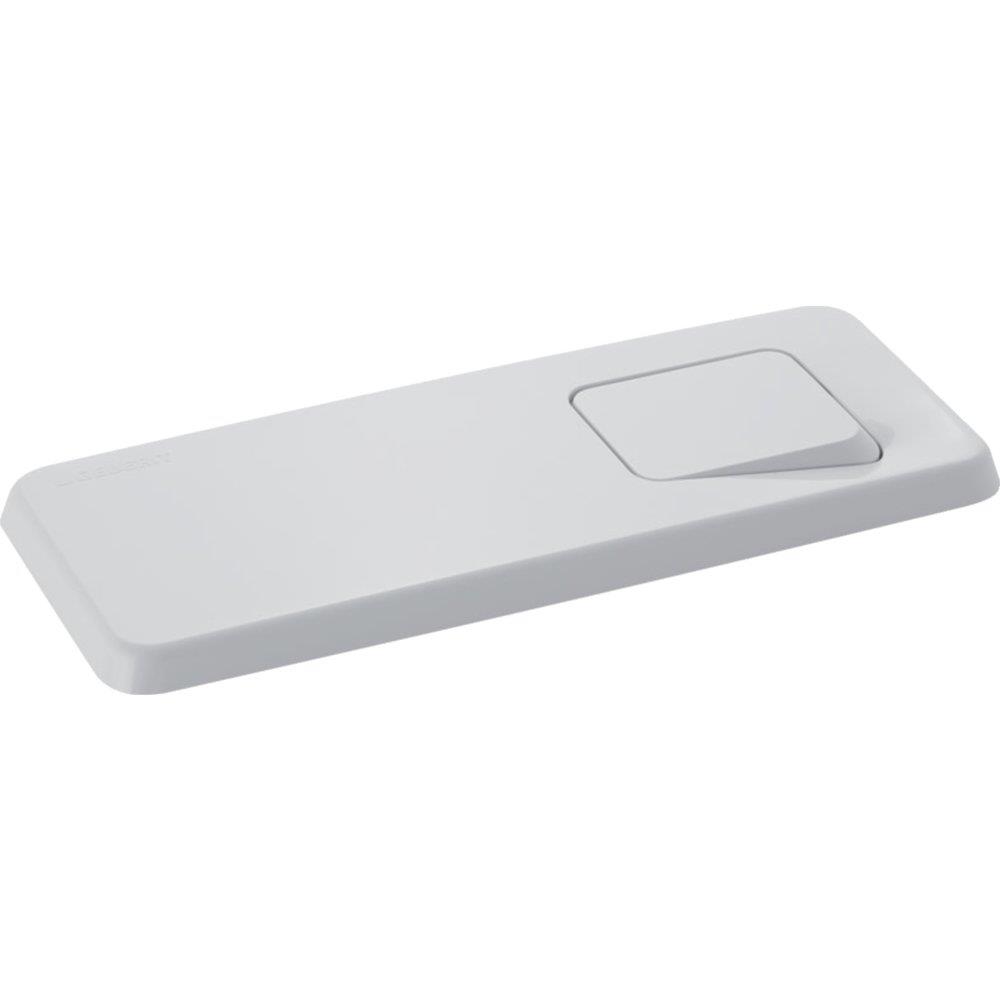 Geberit Topline 300T Operating Plate Alpine White - Top, White, Single-flush/Start-stop