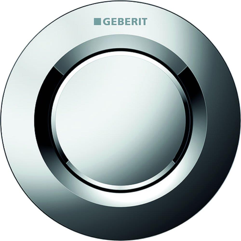 Geberit Type 01 Finger Pressure - Remote actuated, Chrome-plated, Single flush, Pneumatic