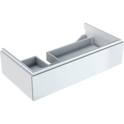 Geberit Xeno² Base cabinet - 220mm, lacquered, 880×462mm, white, 1 drawer, push-open only