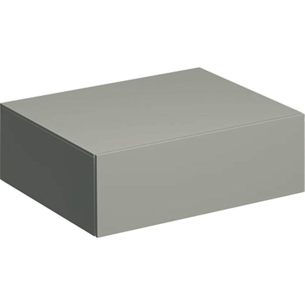 Geberit Xeno² Side cabinet greige - 200mm, Lacquered, 580mm, 462mm, grey, 1 drawer, Push-open only