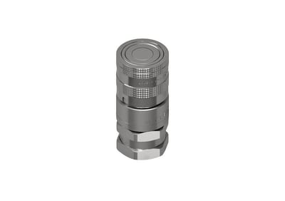 Gemels FF Quick Coupling flatface steel BSP coupling - 3/4", 19, 350bar