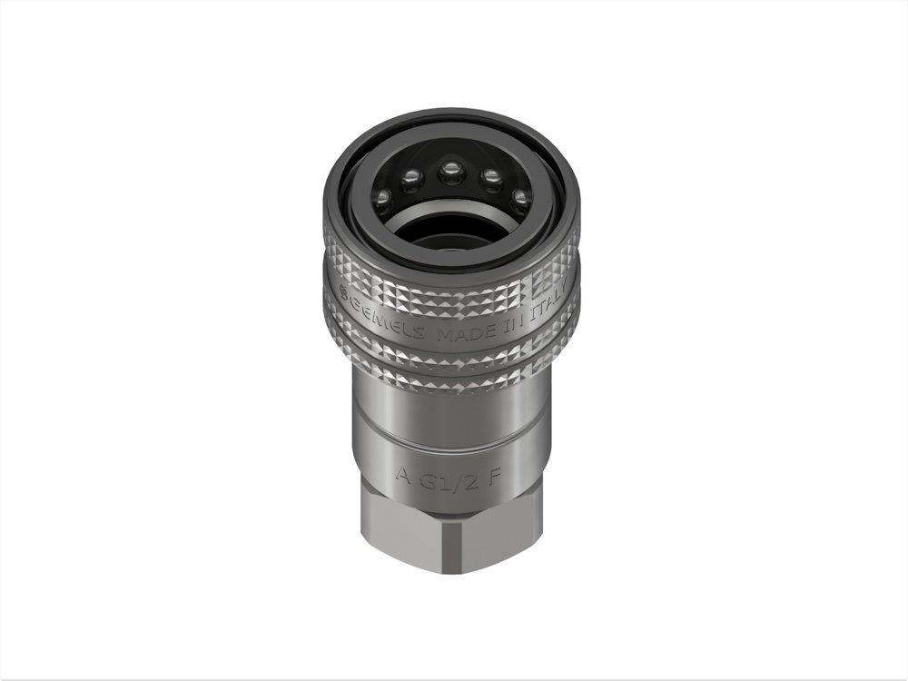 Gemels ISO A Quick Coupling ISO A steel BSP coupling - 2", 50, 15bar