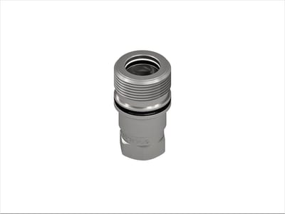 Gemels VGA Quick Coupling screw steel BSP coupling - 1/4", 6, 420bar