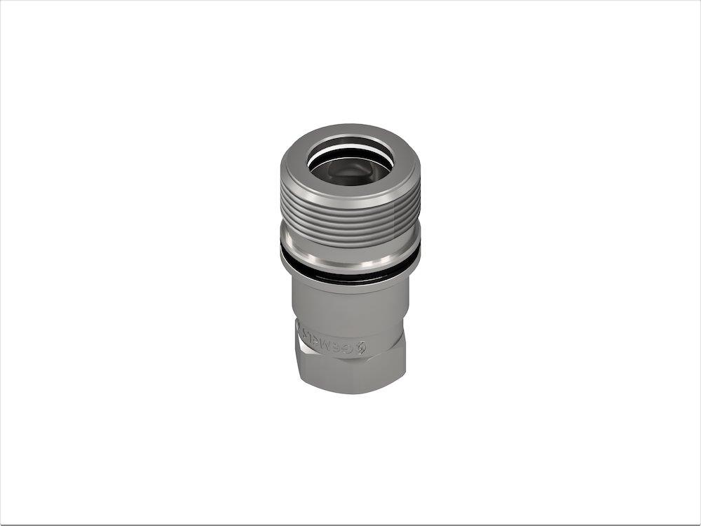 Gemels VGA Quick Coupling screw steel BSP coupling - 3/8", 10, 420bar