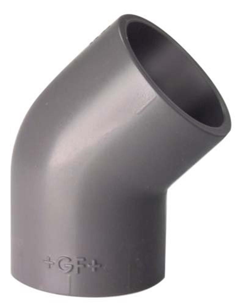 GF Angle PVC - 40mm, 40mm, 16bar, 45°