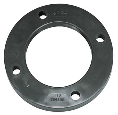 GF Flange with 4 holes PVC - 75mm, 75mm