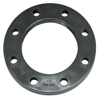 GF Flange with 8 holes PVC - 90mm, 90mm