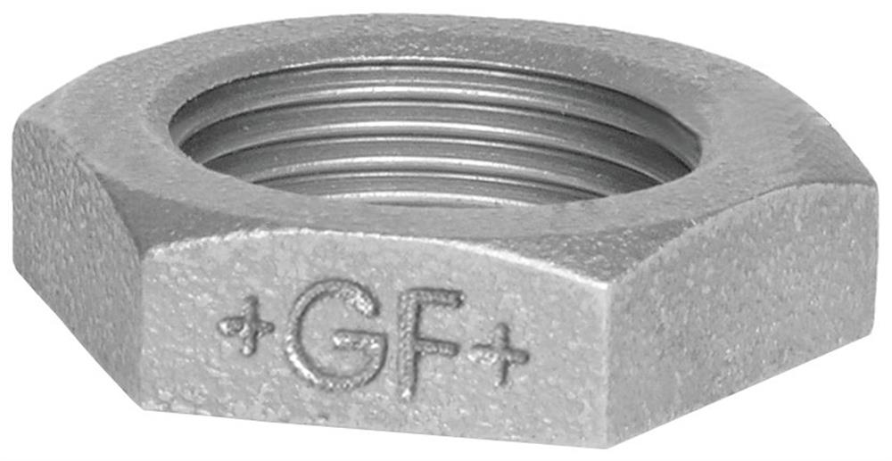 GF Locknut Electro-Galvanised Steel - 3/8", 8 mm