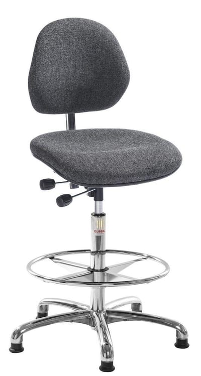 Global active ESD Stool high - 910mm, 650mm