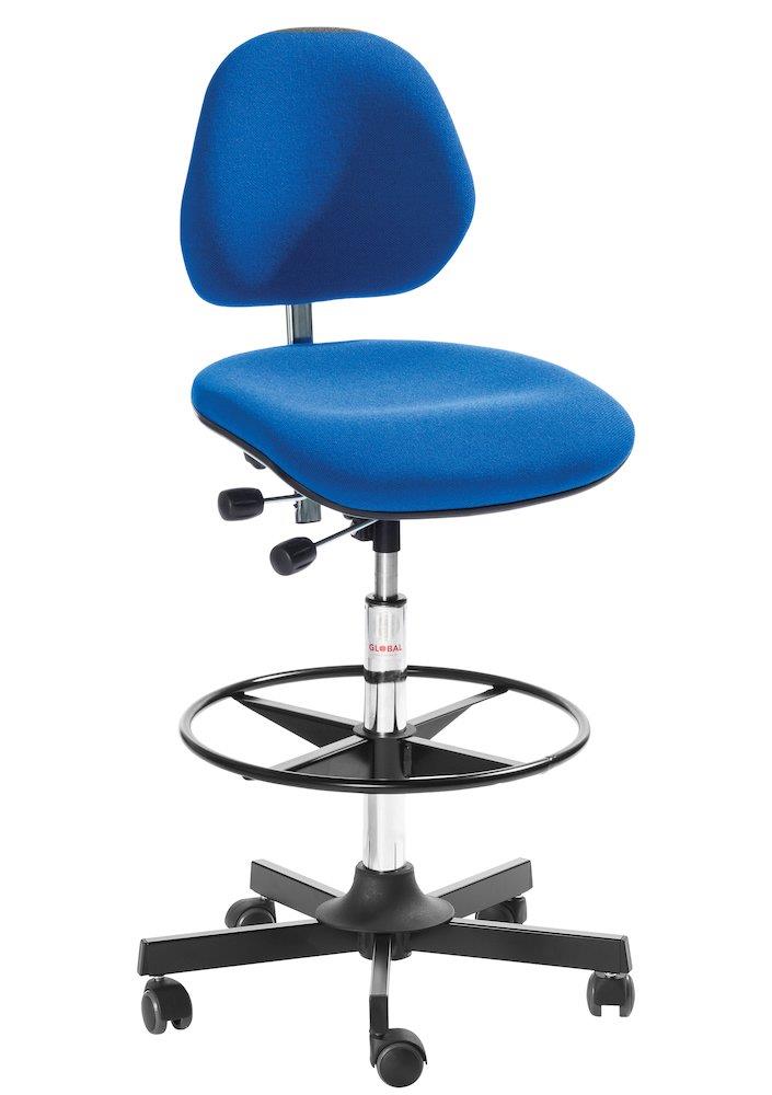 Global Active Universal Stool with wheels and padding - 970mm, 710mm
