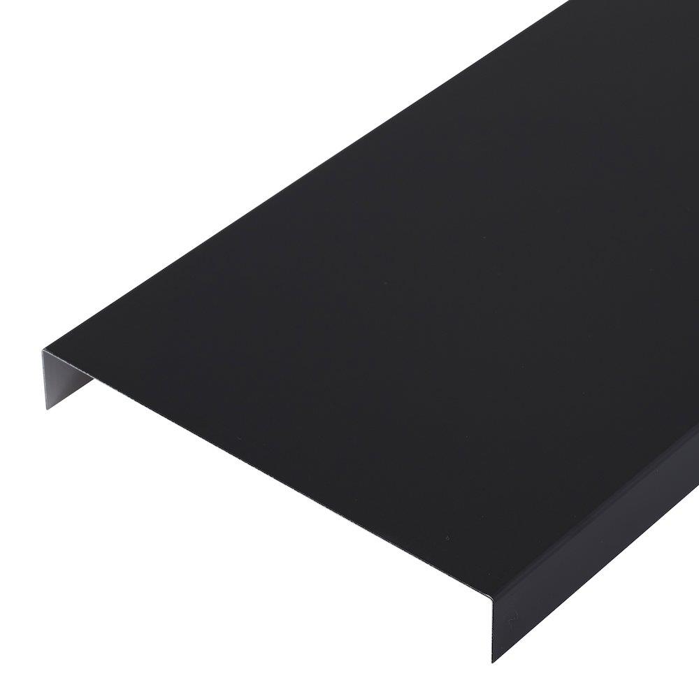 Glued Timber Profile - 1000mm, 20X140X20MM, Aluminium, black