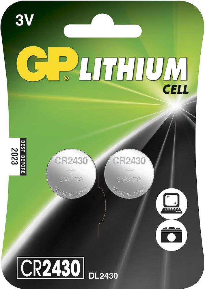 GP CR2430 Button Cell Battery lithium