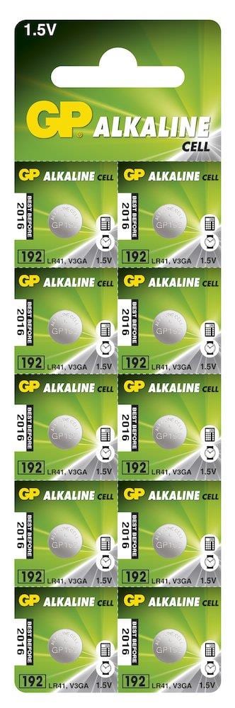 GP LR41 Button Cell Battery alkaline