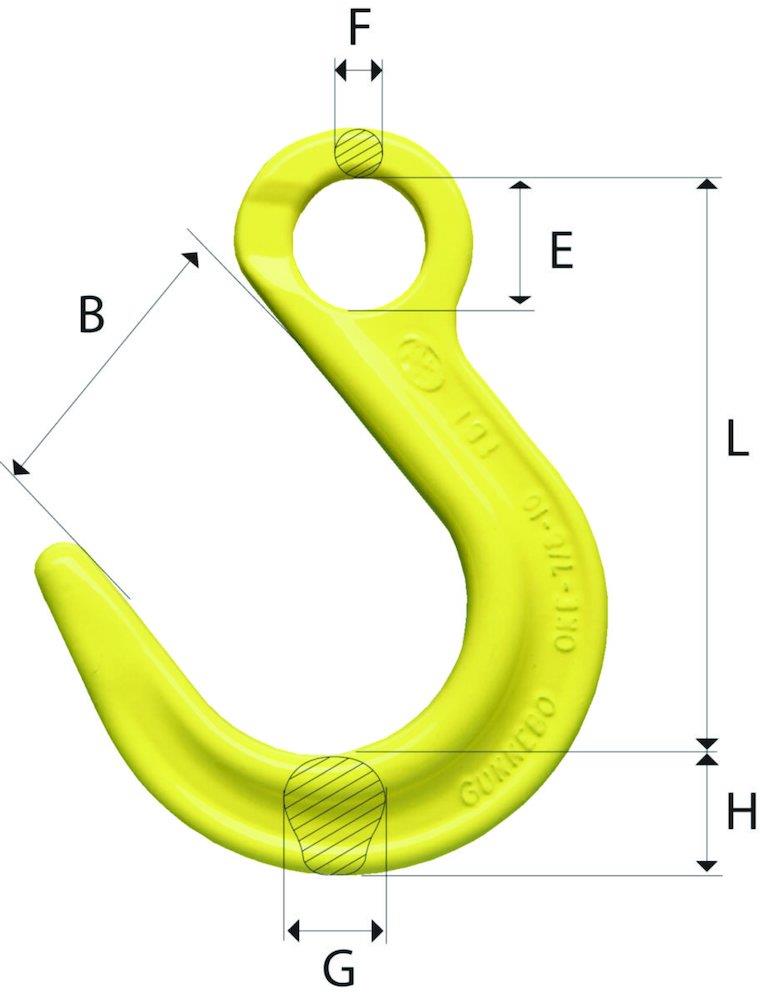 GrabIQ klasse 10 Load Hook type OKE 7/8-10