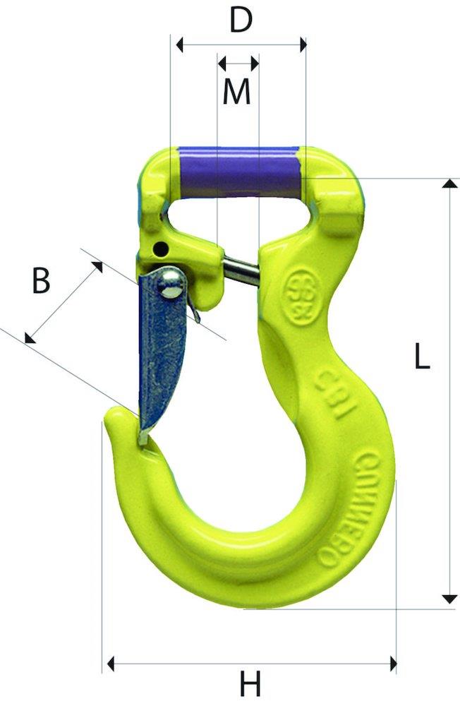 GrabIQ Round Sling Hook type RH 2-10