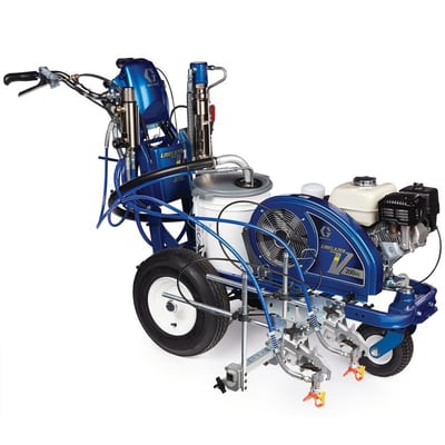Graco LineLazer V 200HS Standard Series Gas Hydraulic Airless Line Striper, 2 Manual Guns