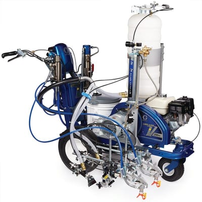 Graco LineLazer V 200HS HP Reflective Series Gas Hydraulic Airless Line Striper, 2 Auto Guns