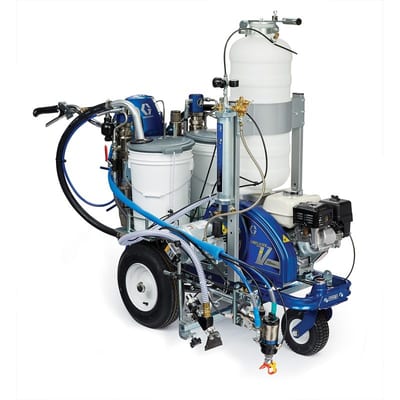 Graco LineLazer V 200MMA 1:1 HP Reflective Series Airless Line Striper, 1 Gun