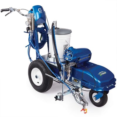 Graco LineLazer ES 1000 Battery-Powered Airless Line Striper, 1 Manual Gun, 2 Lithium Batteries