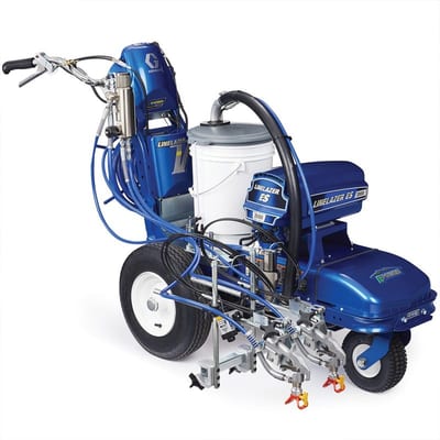 Graco LineLazer V ES 2000 HP Automatic Series Battery-Powered Airless Line Striper, 1 Auto Gun, 1 Manual Gun