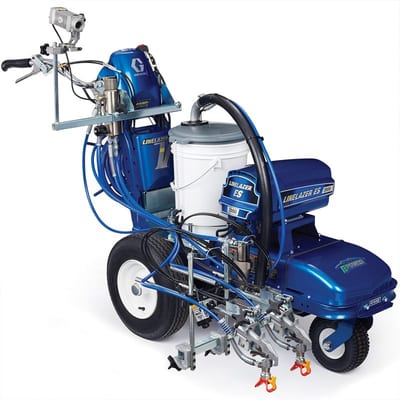 Graco LineLazer V ES 2000 HP Automatic Series Battery-Powered Airless Line Striper, 2 Auto Guns, LazerGuide 2000