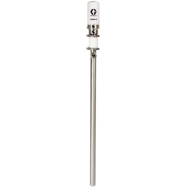 Graco 2:1 Ratio SaniForce Long Double Ball Piston Pump with PTFE & FKM Packings
