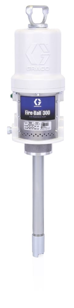 Graco Fire-Ball 300 15:1 grease pump, 35 lb (16 kg) pail