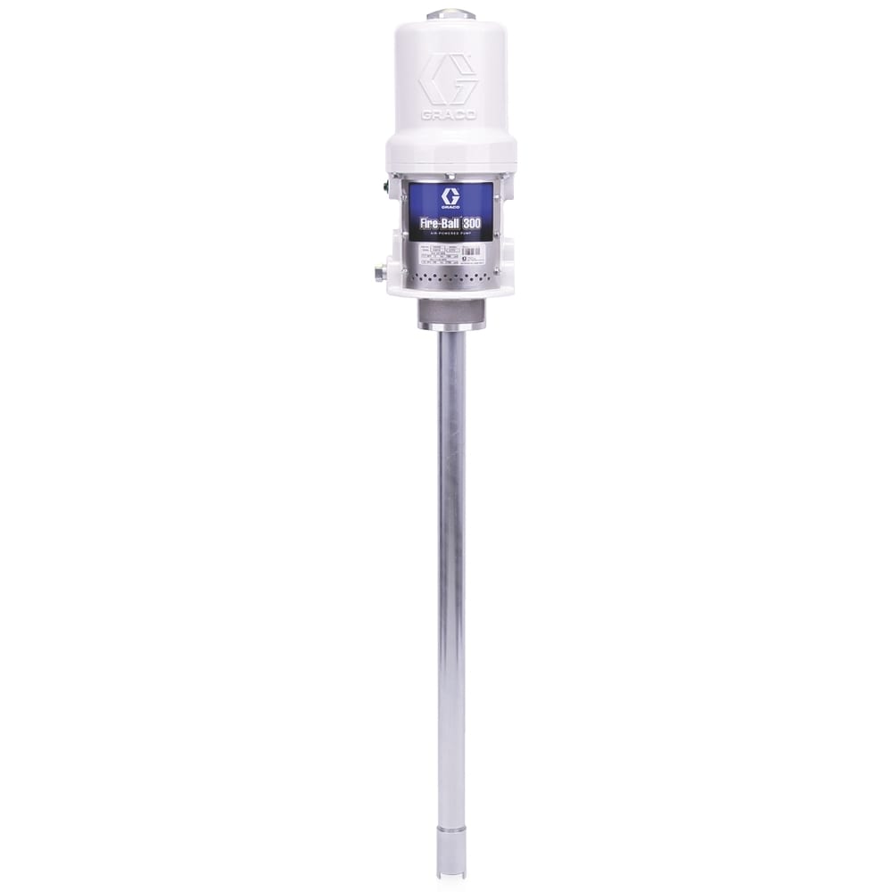 Graco Fire-Ball 300 15:1 grease pump, 120 lb (55 kg) drum length