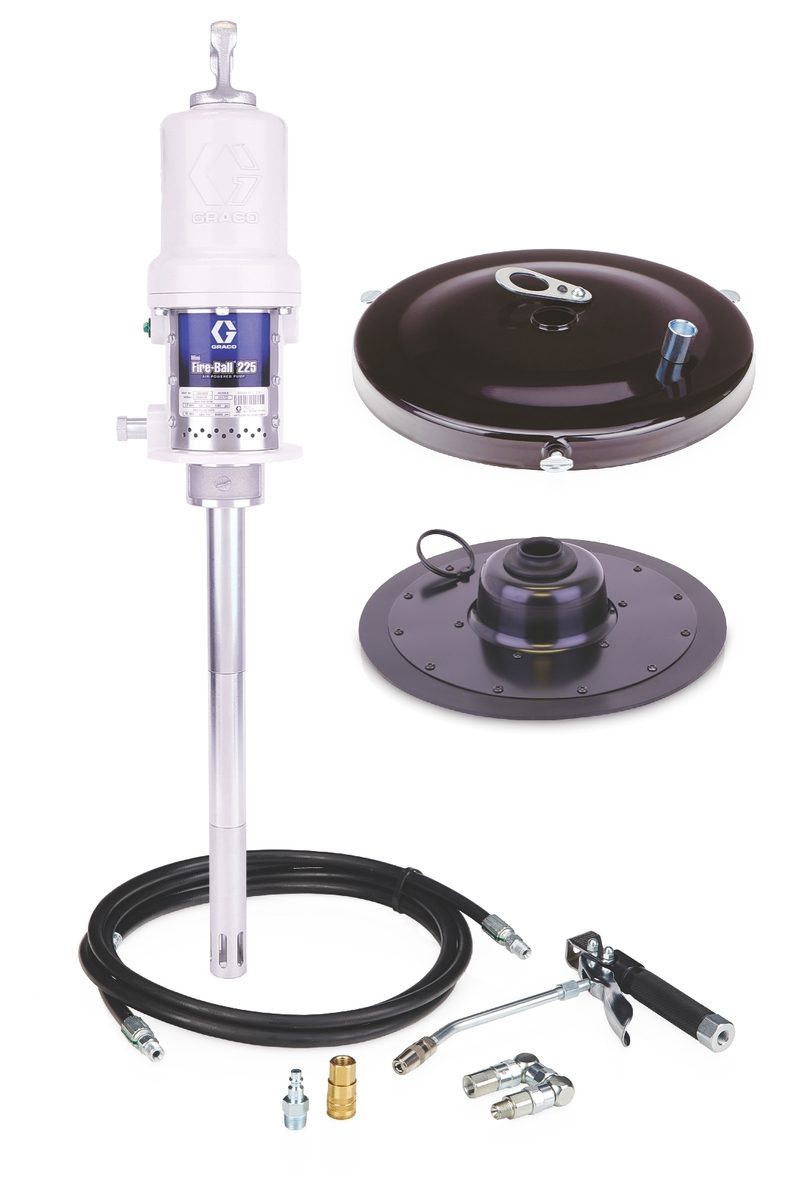 Graco Mini Fire-Ball® 225 50:1 35 lb. (16 kg) Grease Pump with Dispense Kit