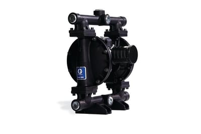 Graco Husky 1050 air-operated double diaphragm pump with drum riser tube, aluminium, 1 in.