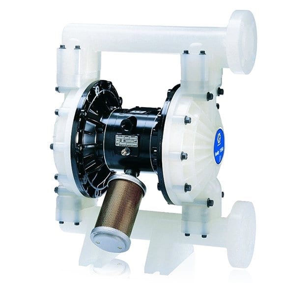 Graco Husky 1590 air-operated double diaphragm pump, polypropylene, 1-1/2 in. ANSI flange
