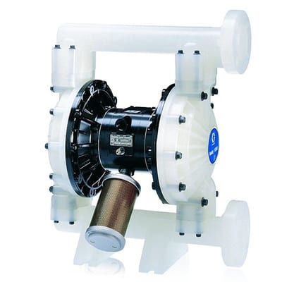 Graco Husky 1590 air-operated double diaphragm pump, polypropylene, 1-1/2 in. NPT, Santoprene seats, Santoprene balls, Santoprene diaphragm DT2666