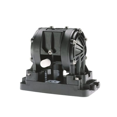 Graco Husky 205 air-operated double diaphragm pump, acetal, remote center section, 1/4 in. NPT, BSPT, Acetal seats, PTFE balls, PTFE/EPDM 2-Piece diaphragm