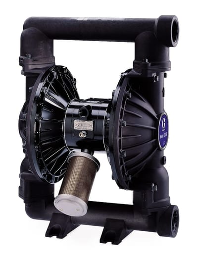 Graco Husky 2150 air-operated double diaphragm pump, aluminium, 2 in. BSPT, Stainless Steel seats, PTFE balls, PTFE/EPDM 2-Piece diaphragm