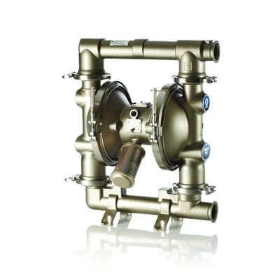 Graco Husky 2150 air-operated double diaphragm pump, stainless steel, 2 in. NPT DV4366