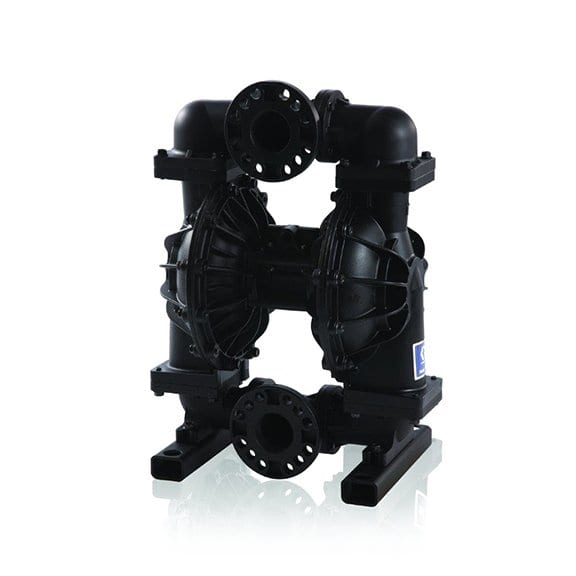 Graco Husky 3300 air-operated double diaphragm pump, aluminium, 3 in. ANSI/DIN/BSPT flanged, G.E.T. seats, G.E.T. balls, G.E.T. diaphragm