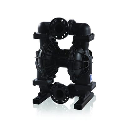 Graco Husky 3300 air-operated double diaphragm pump, aluminium, 3 in. NPT, center port, TPE (Hytrel) seats, Acetal balls, TPE (Hytrel) diaphragm