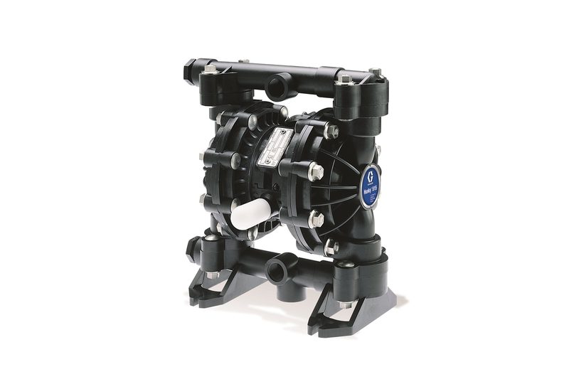 Graco Husky 515 air-operated diaphragm pump with drum riser tube, carbon steel, 1/2 in.